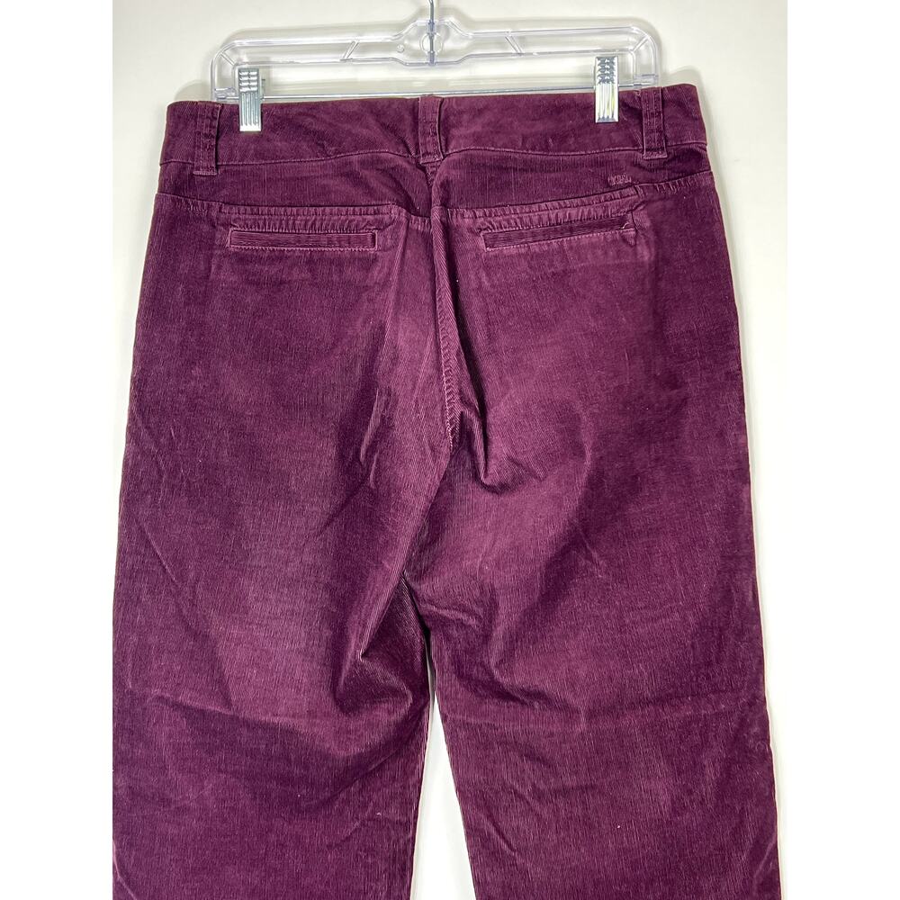 Tommy Hilfiger Dark Burgundy Maroon Wide Leg Corduroy Low Waisted Pants Size 8 - Picture 5 of 9